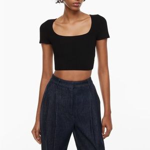 Babaton Sculpt Knit Squareneck Top